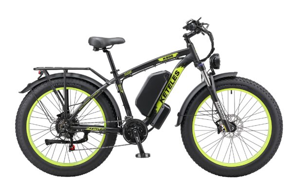 1000W Electric Bike for Adults 26×4.0 Fat Tires Ebike with Removable Battery 73Miles 32MPH Electric Mountain Bike with 21 Speed Gear 'Conquer rugged terrain with this 1000W electric bike for adults. Features 73 miles range, 32mph speed, 21-speed gear, and cruise control. Removable battery and lockable suspension fork for a smooth ride.'