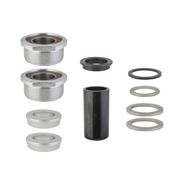 19mm Euro MX Bottom Brackets Black Ops Conversion Kit Bearings Included Upgrade your bike with the Black Ops 19mm Euro MX Bottom Brackets conversion kit. Convert your threaded Euro style BB to accept MID style 19mm cranks. High-quality bearings included.