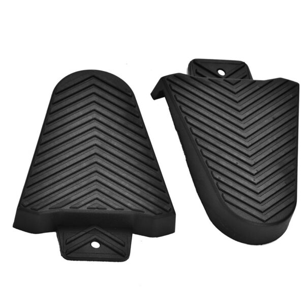 1Pair Road Bicycle Pedal Cleat Protective Cover Rubber Cover Set Compatible with SPD SL Cleats by Fafeims Size 9.5 x 6.5 x 1.5cm Black Enhance your cycling experience with these SPD-SL Cleat Covers. Protect your cleats from abrasion and dirt buildup. Lightweight, flexible, and easy to attach. High-quality rubber for comfort and durability.