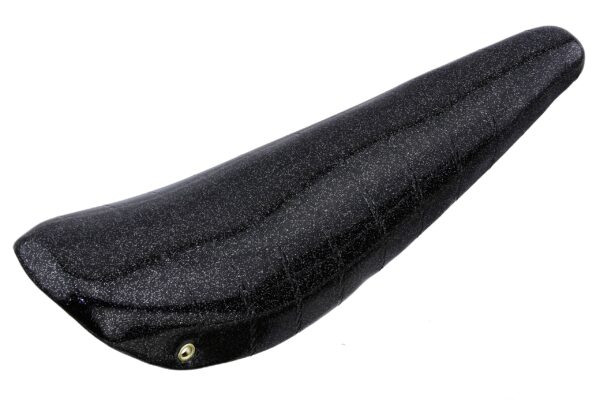 20 Banana Saddle Sparkle Black. Bike seat Bicycle seat lowrider Chopper Bike Part Enhance your biking experience with the 20' Banana Saddle Sparkle Black. Designed for comfort and style. Crafted from durable vinyl material.