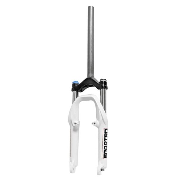 20 Inch Bike Fork BMX Oil Spring Suspension Fork 50mm Travel Extended Head Tube 1 18 Straight Front Fork DiscV Brake QR Manual Lockout White HIMALO 'Enhance your biking experience with the 20 Inch Bike Fork BMX Oil Spring Suspension Fork. This high-quality aluminum alloy front fork features Oil Spring Suspension, Manual Lockout, and is designed for 20-inch BMX bikes. Compatible with v/disc brakes and 20*1.35-2.125'' tires. Upgrade your ride today!'