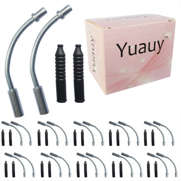 20 PCs 90° Liner V Brake Noodle Cable Guide Pipe Rubber Boot Bicycle Cycling Set Yuauy Silver Enhance your bike's braking performance with the Yuauy 20 PCs 90° Liner V Brake Noodle Set. Made of high-quality aluminum, this set includes 20 silver V-Brake Noodles and 20 Boots for a professional and durable upgrade.