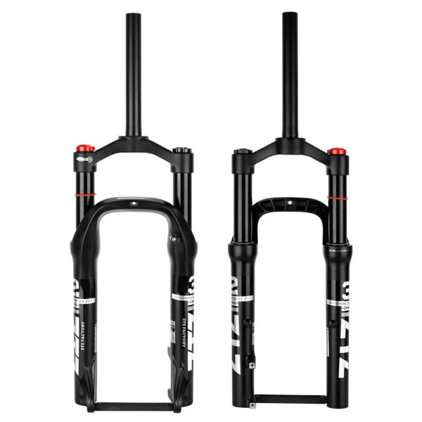 20 Snow Bike Air Fork Beach Bike Fork 135MM Magnesium Alloy for 4.0 Tire by B Bolany Experience ultimate grip with this high-quality Snow/Beach/Mountain bike fork. Lightweight, durable, and adjustable air fork for any terrain.