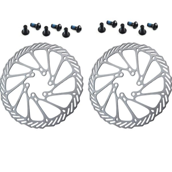 203mm Disc Brake Rotor 2 packs CYSKY Stainless Steel Bike Disc Brake Rotor 6 Bolts for Most Bicycle Road Bike Mountain Bike BMX MTB Black Upgrade your bike with the 203mm Disc Brake Rotor 2 packs from CYSKY. Made of Stainless Steel for durability. Easy to mount on your bike frame. Suitable for various bike types.