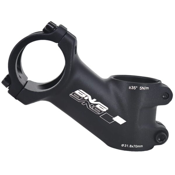 31.8mm 35 Degree Bike Stem Aluminum Alloy Bicycle Handlebar Riser Stem for 1.25 Diameter Most MTB Road Bike Handlebar Upgrade your bike with this high-strength aluminum alloy bike stem. Lightweight, easy to install, and suitable for various bike types. Perfect for a comfortable riding experience.