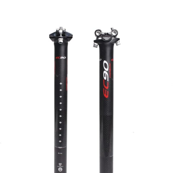 3K Full Carbon Fiber Seatpost Seat Bicycle Seat Tube 3K Seatpost 27.230.831.6mm MTB Road Bicycle Setback Seatpost ZTZ Size 30.8350mm Imported T800 high strength carbon fiber + Aluminum alloy double nail chuck. Diameter: 27.2MM/30.8MM/31.6MM. Setback: 25MM. Length: 350MM/400MM. Sturdy Durable, Corrosion Resistant. Professional Design for increased maneuverability. Precise Angle for reduced knee damage. Suitable for most racing and mountain bikes.