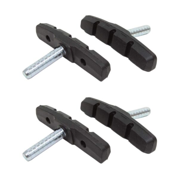 4X Brake Pads Shoes Block PAD Cantilever 60mm Cycle Bike Mountain MTB Road Black cyclingcolors Upgrade your cycling experience with these 4X Brake Pads Shoes for Cantilever Brakes. Made of high-quality rubber, suitable for Mountain Bikes and Universally compatible. Enhance your braking performance today!