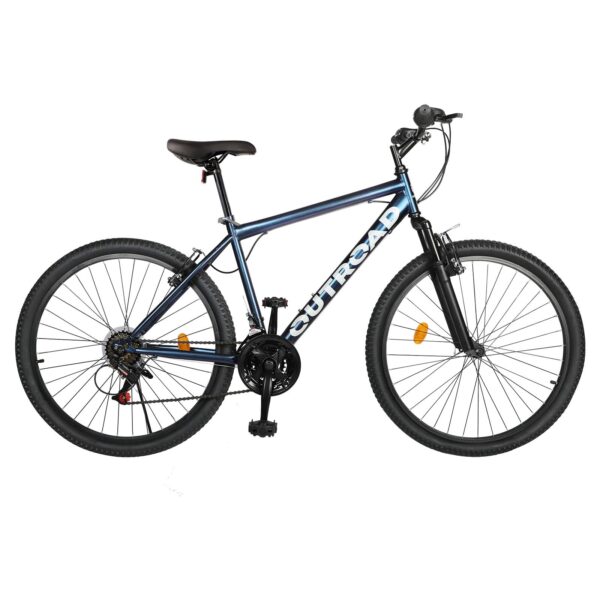 71AuyQfHyVL Experience the thrill with the Max4out 26'' Mountain Bike! 21-speed shift, front suspension, and double disc brakes offer safety and control. Easy assembly in 15-20 minutes.