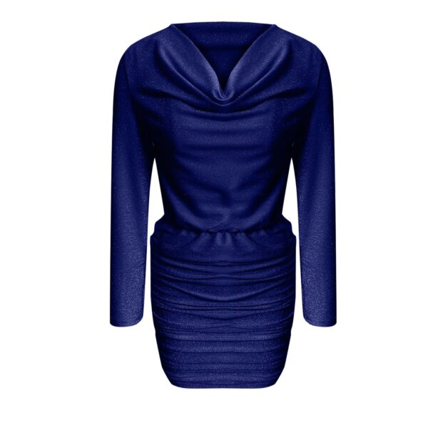 Look fabulous in this versatile Women Fall Slim-Suitable Mini Dress! Perfect for various occasions like parties, weddings, or evening events. Made of high-quality materials for a comfortable and stylish look.