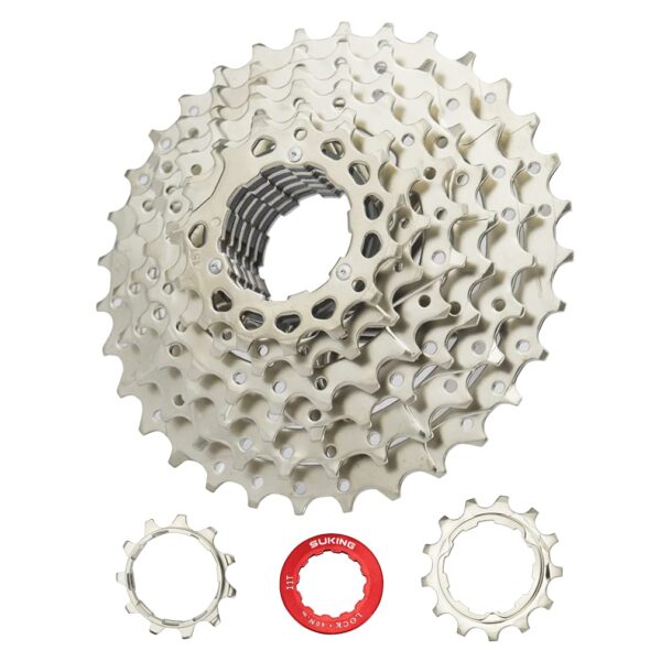 8 Speed Cassette 11 25T11 28T11 32T11 36T11 40T11 42T Compatible with ShimanoSunraceSram Freewheel Upgrade your bike with this 8 Speed Cassette compatible with SRAM, Sunrace, Shimano. Made of full hard steel, lightweight, durable, and easy to install for a smooth riding experience.