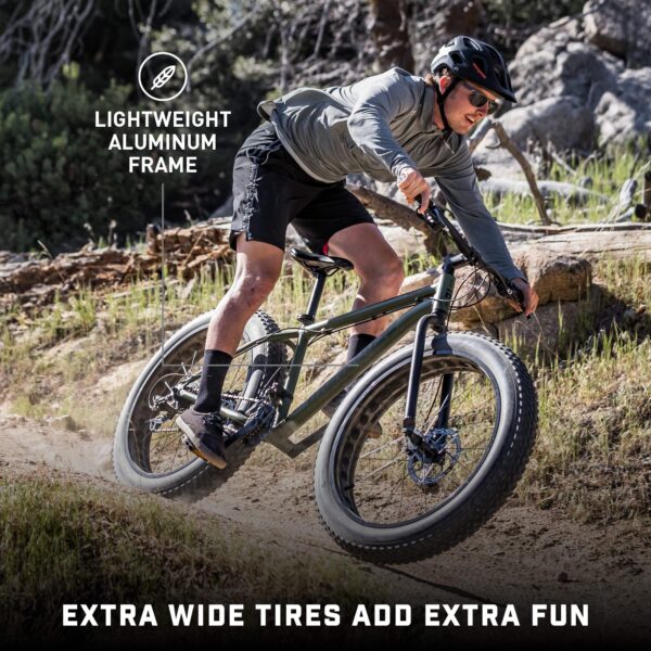 91ld8B7wM1L Conquer any trail with the Mongoose Argus ST Mountain Bike. This 26" bike features a 16-speed drivetrain, aluminum frame, and disc brakes for superior performance. Ride with confidence and style!