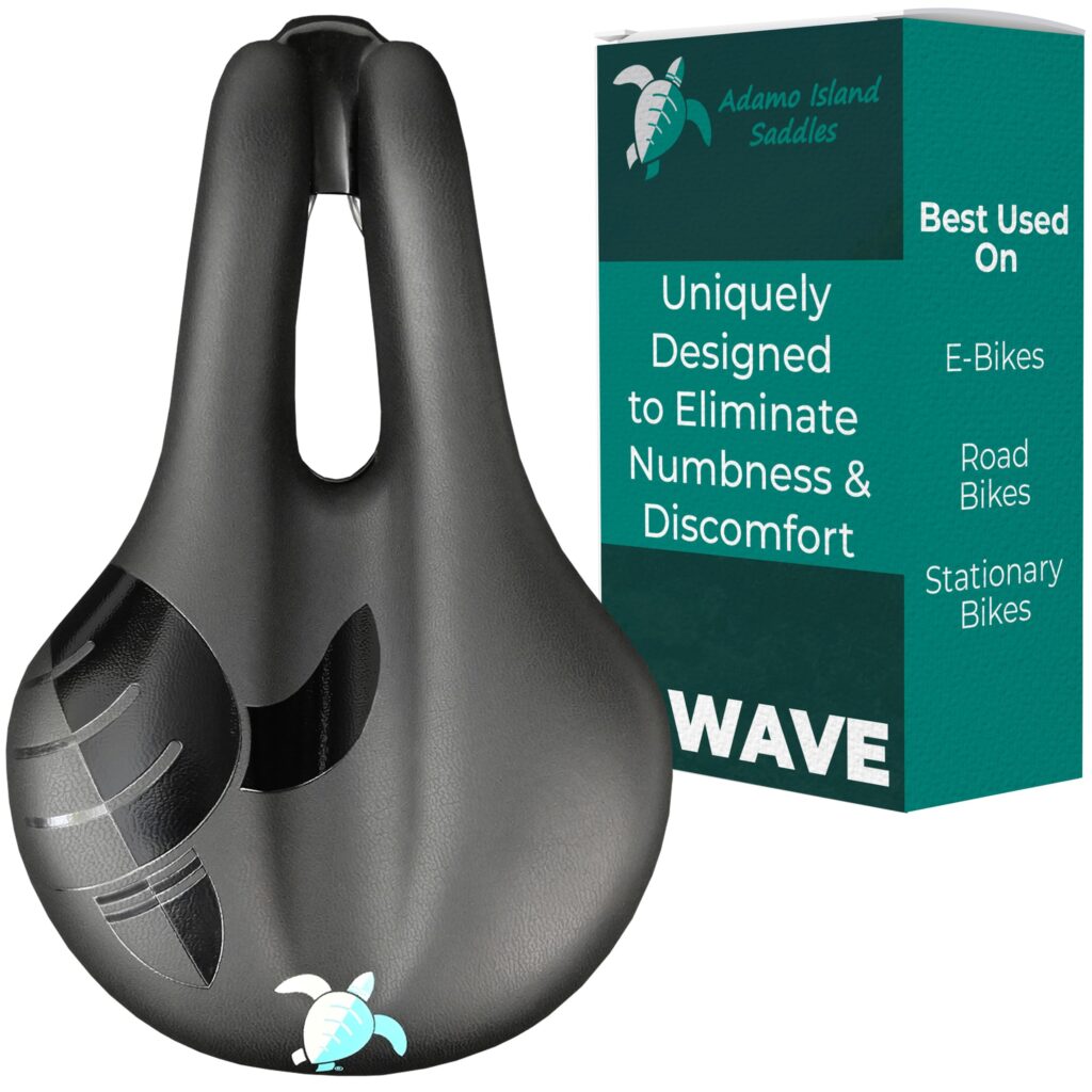 Adamo Island Saddle Comfort Bike Seat Anatomic Relief EBike Saddle