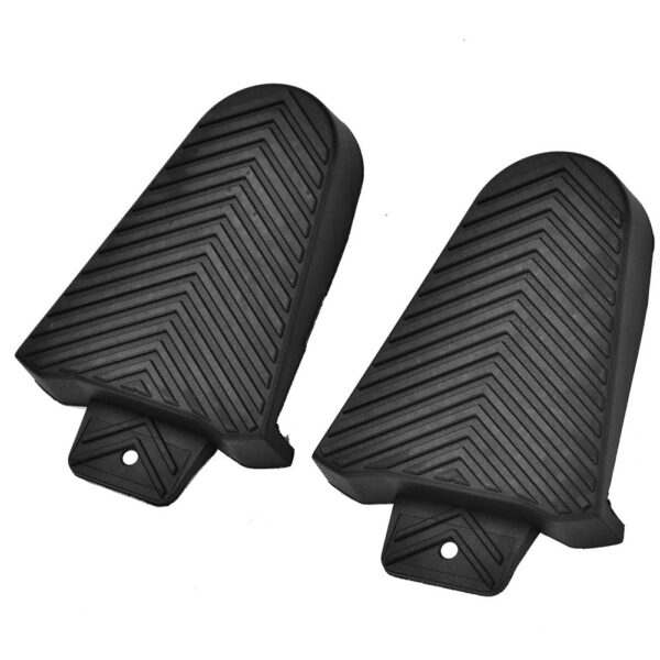 Alomejor Bike Cleat Cover 1 Pair Cycling Shoes Cleat Covers Pedal Cleat Protective Cover for Cleats by Alomejor Size 9.5 x 6.5cm Black This high-quality Alomejor Bike Cleat Cover 1 Pair is designed for a comfortable cycling experience. Prevent mud buildup, improve wear resistance, and ensure safety with anti-skid design. Easy to attach, remove, and store.