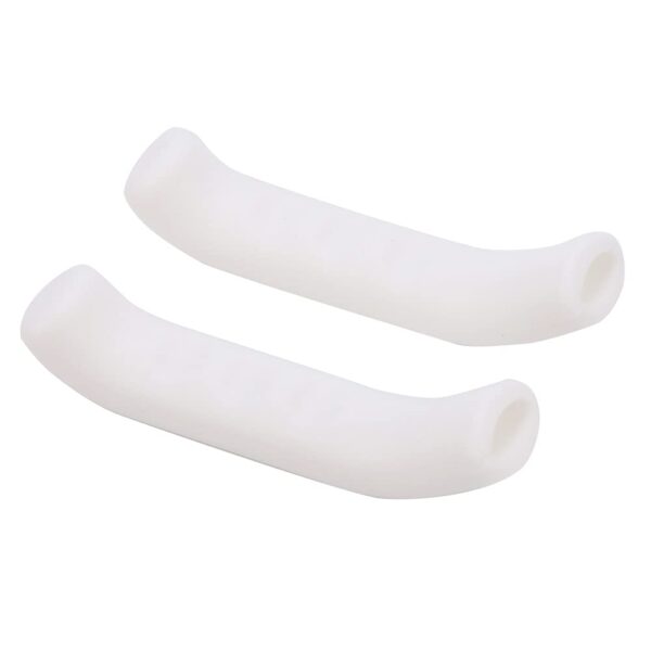 Alomejor Mountain Bike Brake Lever Protection Cover Non Skid Silicone Grip Sleeve White Protect your brake levers with this lightweight, waterproof cover. Ergonomic design for better grip and comfort on your mountain bike.