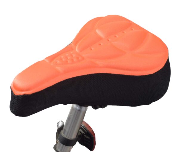 AlveyTech Gel Seat Cover for Bicycles Lycra Nylon Silicone Gel 11x6 1116 Drawstring Closure Enhance your cycling experience with the AlveyTech Gel Seat Cover. Made of Lycra nylon and silicone gel, this cushiony saddle cover offers comfort and a snug fit with a drawstring closure. Choose from various color options and enjoy the added safety feature of a reflective strip.