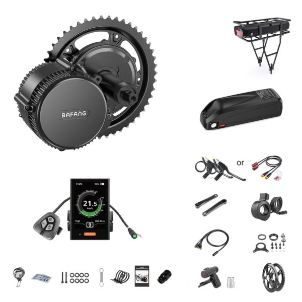 BAFANG 750W Mid Drive 100MMBBS02B 48V 750W 100MM Mid Drive Motor with BatteryOptional Easily convert your pedal bike into a motorized ebike with the BAFANG 750W Mid Drive Motor Kit. Compatible with various bike types, enjoy three riding models for a versatile experience. Complete with all necessary accessories for a powerful and reliable motor to enhance your biking adventures.