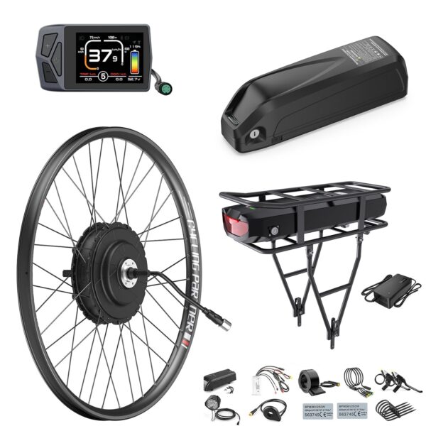 BAFANG 750W Rear Hub Motor G0900 H640 48V Ebike Conversion Kit for 135 138 142 mm Dropout 26 27.5 700C Bicycle Kit with Optional Battery Display PAS Sensor for Electric Bike Rear Wheel Upgrade your bike with the BAFANG 750W Rear Hub Motor Conversion Kit for 135-142mm Dropout. Max torque 80N.m, max speed 45KMH. Easy installation with 3 cycling modes. Global stock & customer service available.