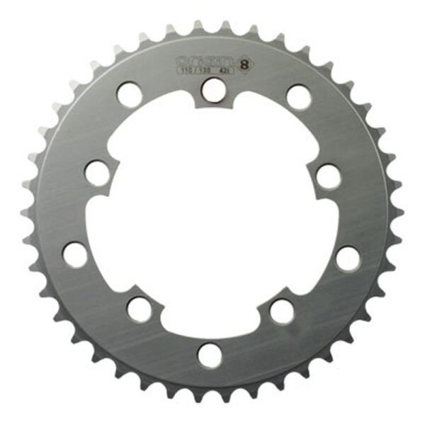 BMXSinglespeedFixie Chainrings Origin8 38t 110130 BCD 332 USA Made Upgrade your ride with Origin8 BMX/Singlespeed/Fixie Chainrings. Precision CNC machined from 6061-T6 aluminum, these 38t chainrings are ideal for BMX, Fixie, or Track applications. The anodized finish adds durability and style. Made in the U.S.A.