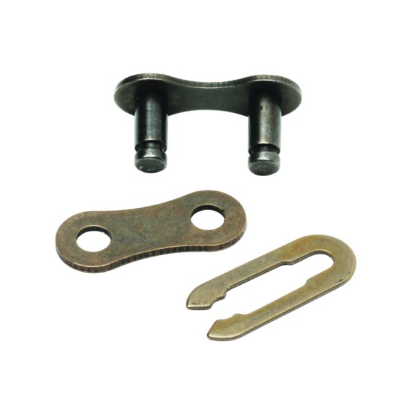 Bicycle 12x18 Chain Master Link 2 Pack Vuelta Brown High Performance Link Upgrade your chain with the Vuelta Bicycle Chain Master Link. High-performance link designed for 1/8 inch chains. Easy installation with a chain tool. Available in Brown or chrome. Pack of 2.