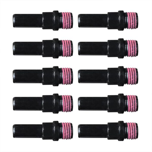 Bicycle Brake Screw V Brake Systems Bolts M10 Post Column Pivot Black Yuauy MTB Parts Enhance your mountain bike's braking performance with these high-quality steel M10 black brake screws. Designed by experts for easy installation of the V Brake System. Includes 10 essential components.