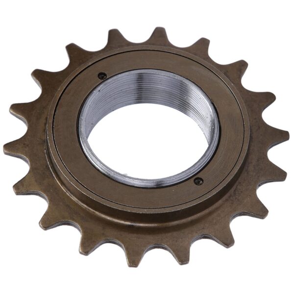 Bicycle Single Speed Freewheel 18T VGEBY Chain Sprocket Durable Lightweight Bike Cassettes Freewheels Enhance your cycling experience with the VGEBY Single Speed Freewheel. Made of durable metal, this 18-tooth chain sprocket offers smooth rotation, high performance, and a tight connection to your bike hub. Easy to install and noise-free, it's a must-have for any cycling enthusiast.