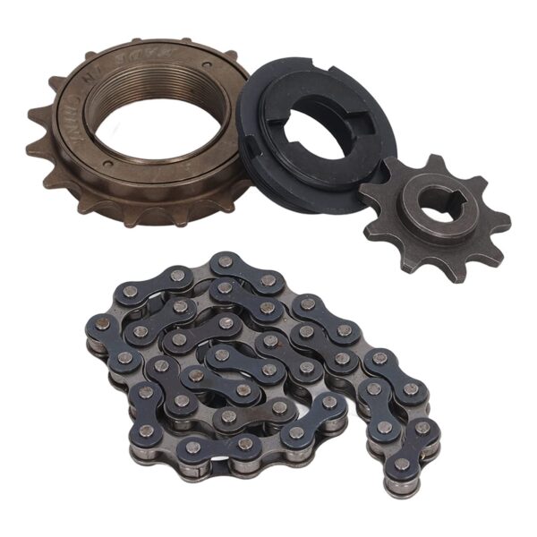 Bike Accessories Metal Steel 410 16 Tooth Freewheel 38 Link Chain 9 Tooth Sprocket Set Cassettes for Bike Drivetrain Components VBESTLIFE Upgrade your bike with this Bike Accessories set from VBESTLIFE. Perfect fit, premium forging, steel material, and great workmanship ensure optimal performance. Service guarantee included.