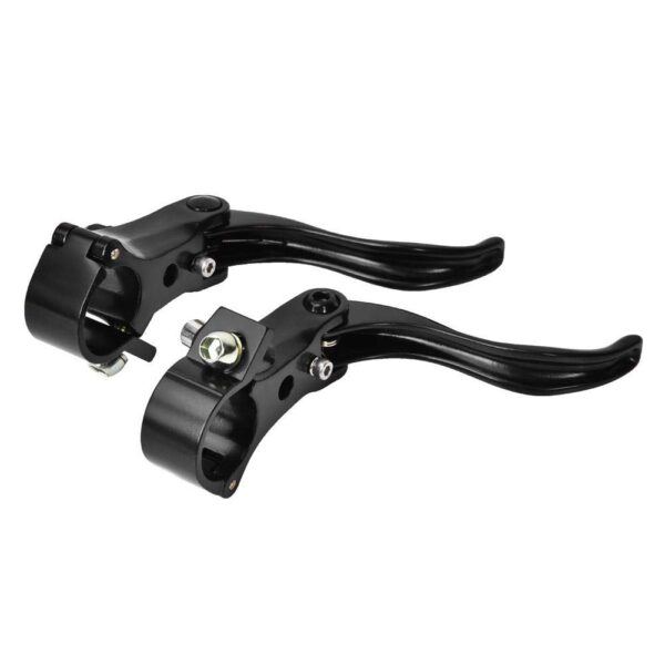 Bike Brake Lever Lightweight Aluminum Alloy Disc Brake Handles Mountain Bike Cycling Levers 24mmBlack Brand Alomejor This ultralight non-integrated brake lever is perfect for mountain bikes. Easy to mount, with enhanced grip and sensitivity. Ideal for single speeds, fixed gear, or custom applications. Great accessory with 2 color options.