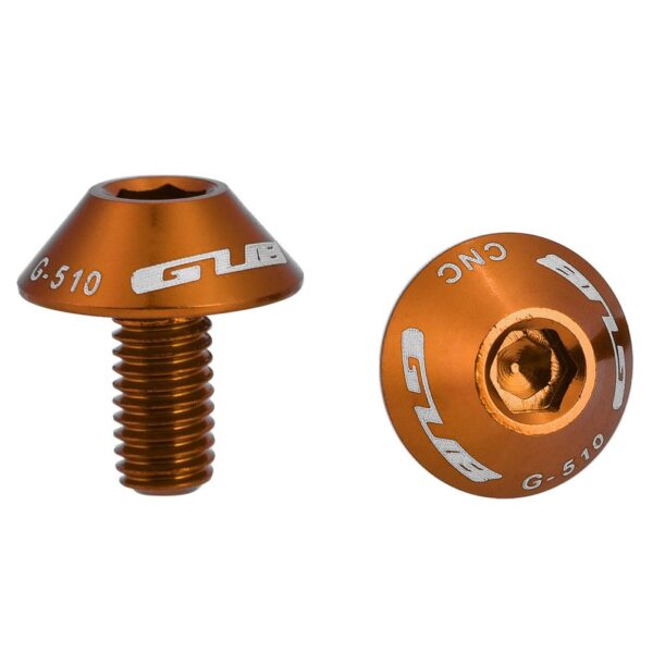 Bike Brake Rotor Bolts GUB G 510 2Pcs M5 12mm Water Bottle Cage Holder Bracket Screw BoltsGold Dioche Upgrade your bike with Dioche Bike Brake Rotor Bolts. Aluminum alloy, anti-rust, vibrant colors, easy to use, and a must-have accessory for your ride.