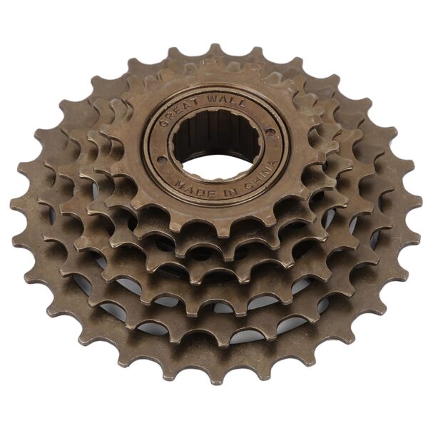 Bike Cassette 6 Speed Freewheel Cassette Sprocket 6 Speed 14T 28T Mountain Bike Replacement VBESTLIFE Upgrade your mountain bike with this reliable 6-speed cassette sprocket. Ensures smooth chain rotation and precise connection to the hub. Service guarantee included.