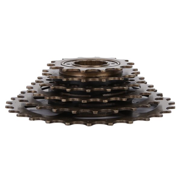 Bike Cassette 6 Speed Sprocket 14T 28T Mountain Bike Drivetrain RiToEasysports Upgrade your mountain bike with this reliable 6-speed cassette sprocket. Smooth chain rotation, high strength metal construction, and precise thread for a perfect fit. Enjoy a smooth ride every time.