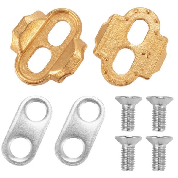 Bike Cleat Set Metal Bicycle Cleats Cycling Clips for Shoes MTB Pedal Cleats Zefal Brass Material Easy to Install Upgrade your cycling experience with the Bike Cleat Set from Zefal. Made of durable brass, these cleats are perfect for indoor and outdoor cycling. Easy to install and adjust, they provide the stability and performance you need on the road or trails.