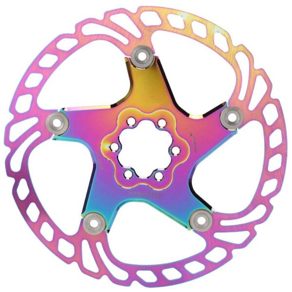 Bike Disc Brake Rotors Stainless Steel Colorful Mountain and Road 203mm by VBESTLIFE Upgrade your cycling experience with the high-quality stainless steel bike disc brake rotor from VBESTLIFE. Featuring an electroplating design for anti-oxidation and colorful appearance, this rotor offers excellent workmanship, durability, and easy installation with 6 bolt holes. Ideal for mountain and road bikes, choose from 4 different sizes to suit your needs.