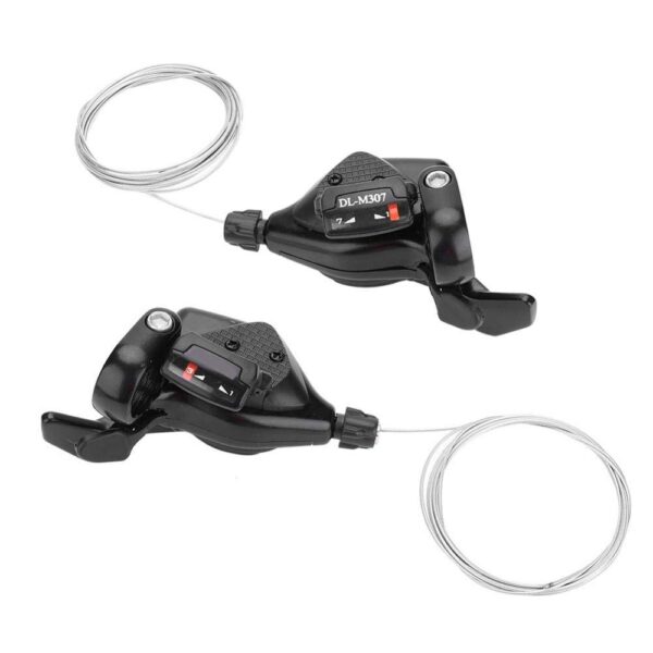 Bike Speed Shift 1 Pair Triple 3X789 LeftRight Shifter Derailleur for Bike by Dilwe 37 Speed Black Upgrade your bike with Dilwe's integrated design shifter derailleur for smooth speed control. Easy installation, ergonomic shape, high-quality metal, and satisfaction guarantee included.