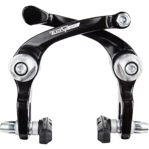 Black Ops BMX Power U Brakes Black Front Coiled Spring Forged Aluminum Experience precision braking with Black Ops BMX Power U-Brakes in Black. Crafted from forged aluminum for strength, featuring coiled spring tension adjustment. Trust the quality and durability of Black Ops.