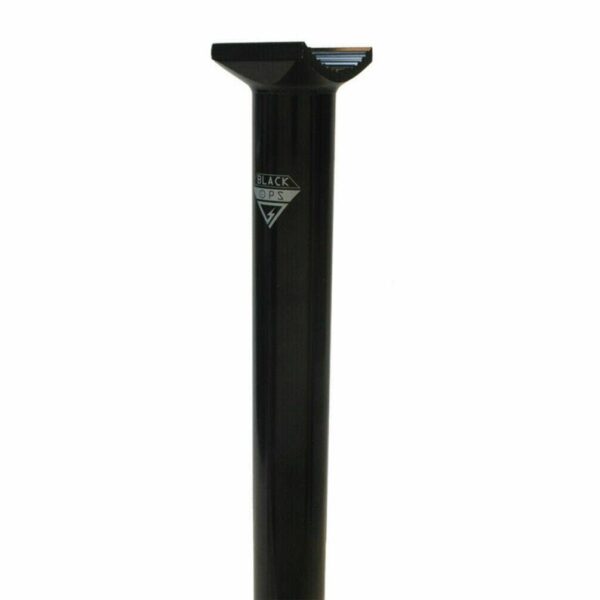 Black Ops Pivot Pro BMX Seat Post Black 25.4 x 135 Pivotal Ultra light 6061 Alloy Upgrade your BMX with the Black Ops Pivot Pro BMX Seat Post in Black. Made from ultra-light 6061 forged alloy, it offers PIVOTAL compatibility and reinforced wall construction for durability.