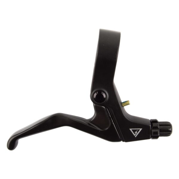 Black Ops V Type Brake Lever Rear for 22.2mm Handlebars by Black Ops Enhance your bike's braking performance with the Black Ops V-Type Brake Lever. Crafted for power and precision, this lever features a sturdy 2.5 finger pull design with a quick reset return spring. Trust the quality of Black Ops for reliable durability.