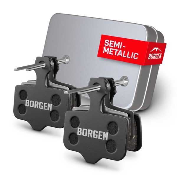 Borgen Bike Brake Pads Compatible with AVID SRAM Brakes Elixir 13579 SRAM XXX0DB 135 Upgrade your biking experience with Borgen Bike Brake Pads. Experience excellent heat dissipation, long service life, and precise fit for AVID Elixir and SRAM brakes.