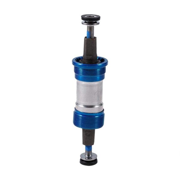 Bottom Bracket Aluminum 68mm Square Taper with Waterproof Screws Mountain Bike Repair Accessory Dilwe Blue Upgrade your bike with this high-quality Aluminum Bottom Bracket from Dilwe. Designed for stability and safety, featuring waterproof and dust protection. Meet EU standards with HCR60 axial strength. Perfect for mountain bike repairs.