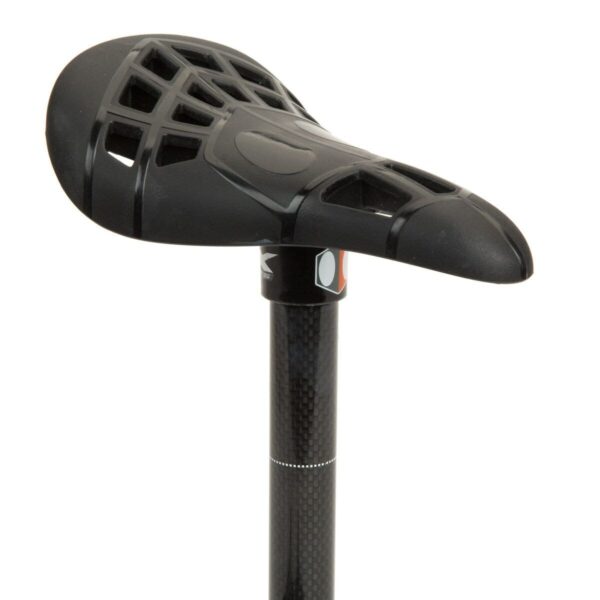 Box One Co Molded Bike Saddle Carbon Fiber Seat Post or Box Two Co Molded Bike Saddle Alloy 6061 T6 Aluminum Seat Post 27.2mm and 22.2mm Bicycle Seat for BMX Racing Black Introducing the Box One Saddles - a revolutionary design for BMX racing enthusiasts. Crafted with precision using advanced materials, these saddles offer maximum compatibility, cutting-edge design, and performance assurance for every race.