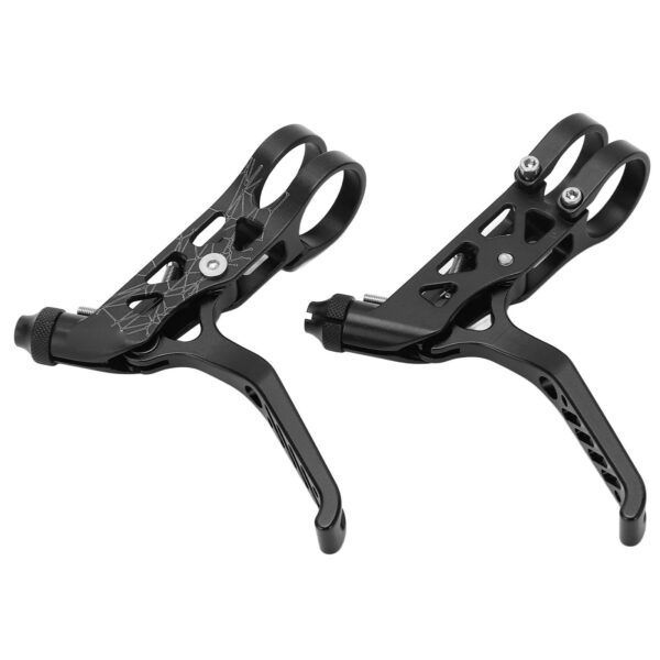 Break Lever 1Pair Aluminum Alloy Brake Handle for Brompton 3sixty Mountain BikeBlack by Dilwe Premium aluminum alloy brake levers for Brompton 3sixty Mountain Bike. Sturdy, durable, and lightweight design. Perfect replacement part for enhanced biking experience.