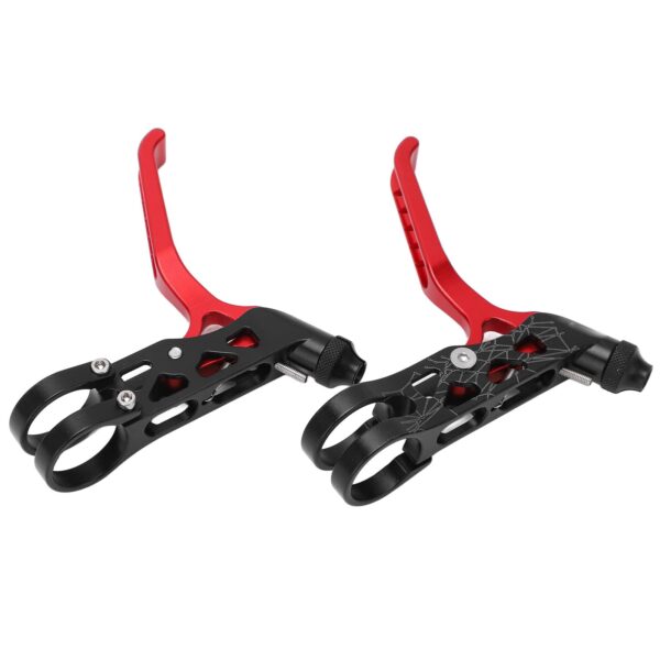 Break Lever 1Pair Bike Brake Levers Aluminum Alloy Brake Handle for Brompton 3sixty Mountain Bikered Dilwe Premium aluminum alloy brake levers for Brompton 3sixty mountain bike and more. Sturdy, durable, and comfortable design for optimal biking experience.