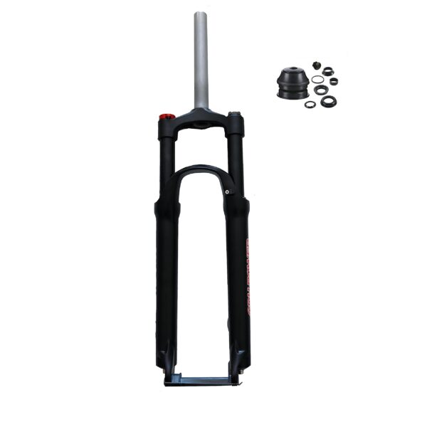 CDHPOWER MTB Suspension Fork 26 Inch 28.6mm Straight Tube Aluminum Alloy with Lockout Enhance your bike with the CDHPOWER MTB Suspension Fork. Lightweight, adjustable, and compatible with various tire sizes. Perfect for a smooth ride.