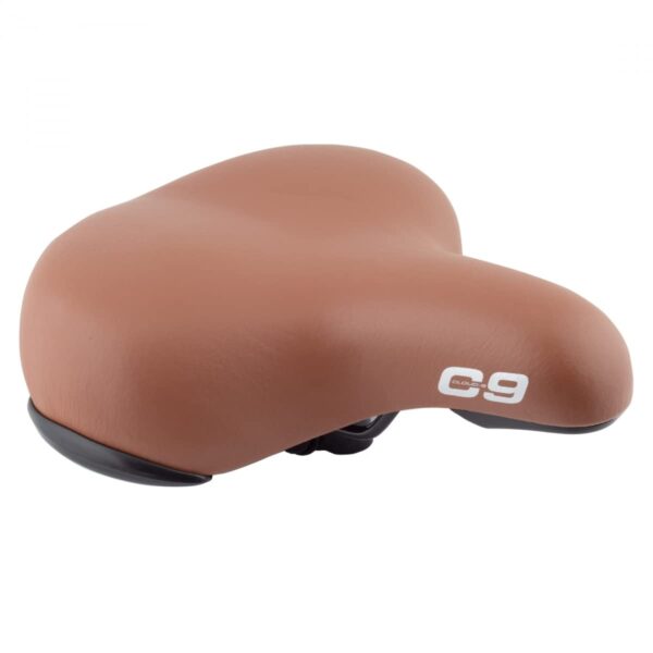 CLOUD 9 SUPPORT XL SADDLE BROWN CRUISER 11x12.25 Brand Cloud 9 Size Extra plush cruiser style saddle with adequate support for long rides. Corner guards for durability. Steel rails, multi-stage foam padding. Ride the cloud!