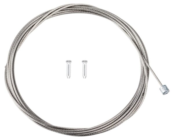 Campagnolo Shift Cable Kit JAGWIRE Slick Stainless Steel Brand Jagwire Size 2.3m x 1.1mm Upgrade your Campagnolo components with the BRAND NEW JAGWIRE Slick Stainless Steel Shifter Cable Kit. Includes 2 cables and 2 cable tips for smooth shifting. Campagnolo compatible.