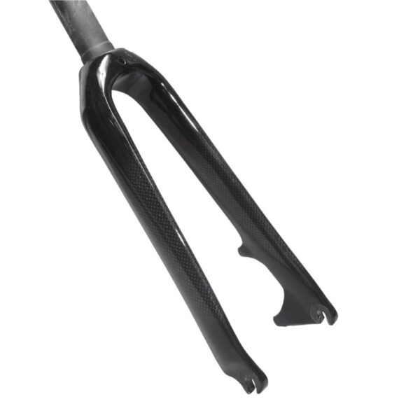 Carbon Rigid Fork 20 451mm Foldable Bike Disc Brake BMX Fork Glossy Black HIMALO Enhance your cycling experience with our Full Carbon Fiber Rigid Fork for 20' 451 BMX bikes. Lightweight, sturdy, and easy to install, suitable for foldable bikes.