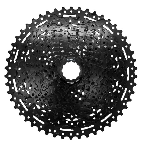 Chain R.E.A.C.T. Series High Tensile Steel Cassette HG Freehub Compatible 10 Speed 36T 4 PackSingle Unit Enhance your shifting experience with the KMC Chain R.E.A.C.T. Series Cassette. Crafted from high-tensile steel, it offers durability and reduced friction for smooth shifting. Compatible with HG Freehub Bodies, available in various configurations.