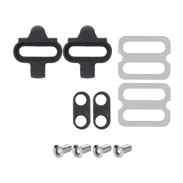 Cleat PlateMountain Bike Accessories Cleats Set for Pedals M520 M540 M324 M545 M424 M647 M959 Brand SolUptanisu Size Black Upgrade your cycling experience with the SolUptanisu Cleat Plate Set. Compatible with SPD Pedal Cleats for various models, these high-quality molybdenum steel and stainless steel cleats offer excellent performance and durability. Practical, stylish, and reliable, enhance your biking adventures with this essential accessory.