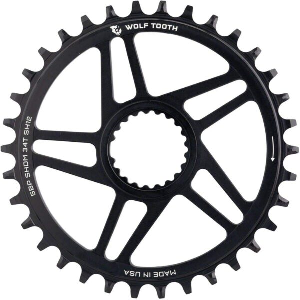 Components Shimano 12 Speed Direct Mount Chainring Black 30t 32t 34t Upgrade your Shimano XTR, XT, and SLX 12-speed chains with this Direct-Mount Chainring. Specifically designed for optimal chain retention and durability.