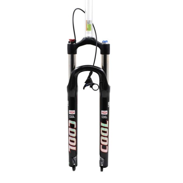 DFS Air Fork Cool RLC RCE Suspension Bicycle MTB Fork Mountain Bike Fork 29 and 27.5 by DFS DONGFANGSHENG Experience top-notch performance with the DFS Air Fork Cool-RLC-RCE Suspension Bicycle MTB Fork. This durable fork, weighing 1.67KG, is tested to work efficiently even at -40 degrees Celsius. Compatible with both 29' and 27.5' wheels, enjoy the convenience of remote lockout technology.