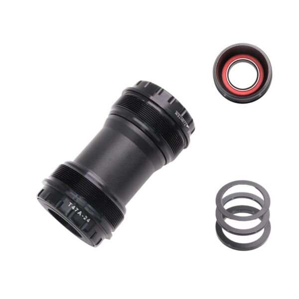 DJC Bike Bottom Bracket T47 Series Ceramic Bearing for MTB Road Bike Big Thread 24mm 30mm Dub 77 79 86.5 BB Explore the DJC Bike Bottom Bracket T47-Series, offering ceramic and steel bearings for smooth performance. Choose from 24mm, 30mm, and 29mm spindle sizes to match your cycling requirements. Includes Bottom Bracket and spacers.